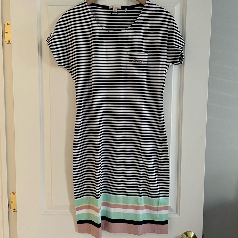 Barbour // Harewood Striped Sheath Dress